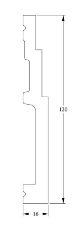 Заказать Напольный плинтус с кабель-каналом гибкий Orac Decor Duropolymer Flex SX180F 2 м 