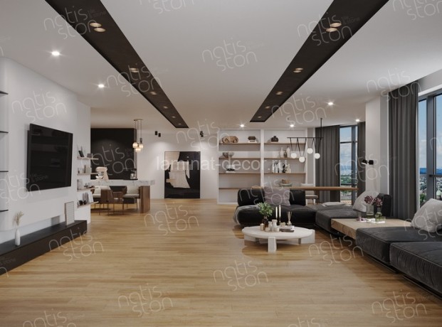 Заказать SPC ламинат NatisSton Essential Juv 5002-03 43 класс 1220х183 под дерево 4 мм 