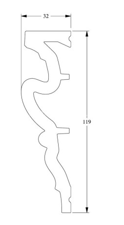 Заказать Молдинг Orac Decor Duropolymer DX170-2300 2,3 м 