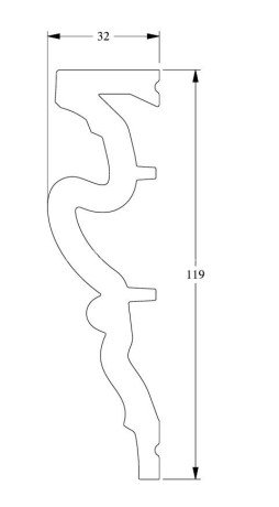 Заказать Молдинг Orac Decor Duropolymer DX170-2300 2,3 м 