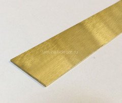 Латунная полоса 10 мм Progress PIOS 102 латунь шлифованная 2,7 м