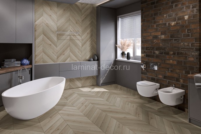 Заказать Ламинат SPC Damy Floor Chevron Версаль DF01-Ch 600 х 127 мм 43 класс 22 шт - 1,676 м2 5 мм 