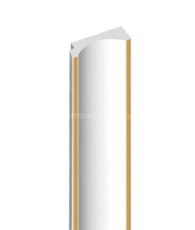 Заказать Финишный молдинг для стеновых панелей HiWood LF139B W49G 12х34 мм белый-бежевый 2,7 м 