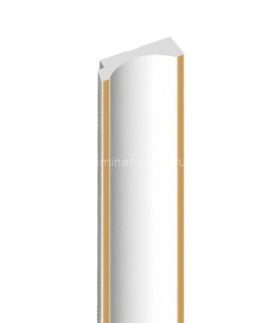 Заказать Финишный молдинг для стеновых панелей HiWood LF139B W49G 12х34 мм белый-бежевый 2,7 м