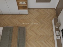 Каменно-полимерный ламинат SPC Alpine Floor Tulesna Art Parquet 1005-23 Monolit 43 класс 600х125х4 мм замок 4V-Groove фаска упаковка 1.95 м2