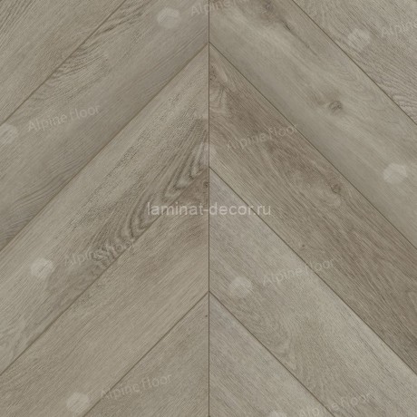 Заказать Каменно-полимерный ламинат SPC Alpine Floor Chevron Alpine ECO 18-1 Дуб Фантазия Chevron замок 4V-Groove фаска 600х127х5 мм 43 класс упаковка 1.6764 м2 16 кг 