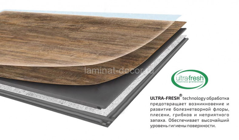 Заказать Виниловый ламинат замковый Vinilam Click 11003 дуб бург 3,7 мм