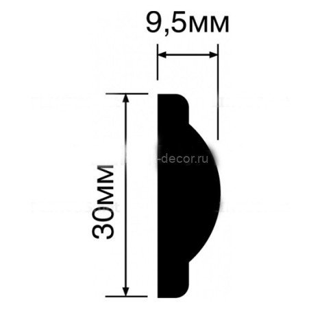 Заказать Молдинг 30х10 Hiwood D1030 2 м