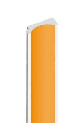 Финишный молдинг для стеновых панелей HiWood LF139B Y5 12х34 мм оранжевый 2,7 м