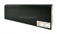Напольный плинтус МДФ Teckwood цветной Венге 75х16х2150 мм