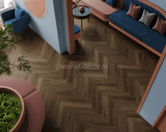 Заказать Каменно-полимерный ламинат SPC Alpine Floor Tulesna Art Parquet 1005-13 Arsenal 43 класс 600х125х4 мм замок 4V-Groove фаска упаковка 1.95 м2 