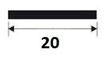 Заказать Латунная полоса 20 мм Progress PIOL 202 латунь полированная 2,7 м 