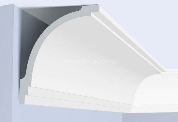Заказать Потолочный плинтус 150х125 мм Hiwood A195 белый 2 м