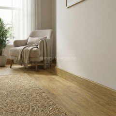 Плинтус для пола ПВХ 80 мм SALAG ALPHA KP Dab Mietowy AP8141 мятный дуб 2.4 м