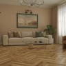 Заказать Каменно-полимерный ламинат SPC Alpine Floor Tulesna Art Parquet 1005-15 Dolomite 43 класс 600х125х4 мм замок 4V-Groove фаска упаковка 1.95 м2 
