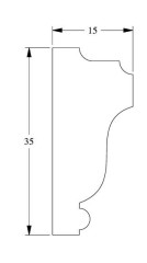 Молдинг Orac Decor Duropolymer PX117 2 м