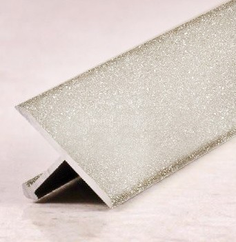 Заказать Алюминиевый Т-профиль ПТ-13 Светло-серый муар 2,7 м