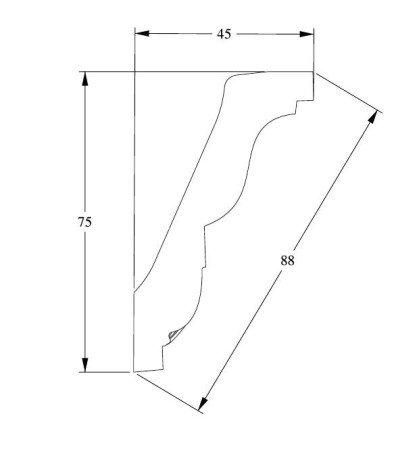 Заказать Потолочный плинтус Orac Decor Purotouch C212 2 м 