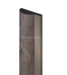 Финишный молдинг для стеновых панелей HiWood LF140A BR492 12х36 мм под дерево 2,7 м