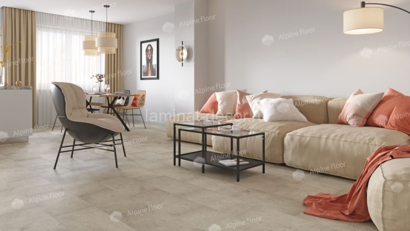 Заказать Каменно-полимерный ламинат SPC Alpine Floor Stone Mineral Core ECO 4-24 Зион замок 4V-Groove фаска 609,6х304,8х4 мм 43 класс упаковка 2.232 м2 16 кг 