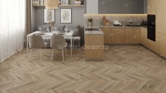 Каменно-полимерный ламинат SPC Alpine Floor Chevron Alpine ECO 18-6 Дуб Синистра Chevron замок 4V-Groove фаска 600х127х5 мм 43 класс упаковка 1.6764 м2 16 кг