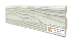 Напольный плинтус МДФ Teckwood цветной Дуб Седой 75х16х2150 мм