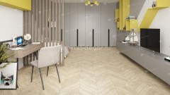 Каменно-полимерный ламинат SPC Alpine Floor Chevron Alpine ECO 18-7 Сонома Chevron замок 4V-Groove фаска 600х127х5 мм 43 класс упаковка 1.6764 м2 16 кг