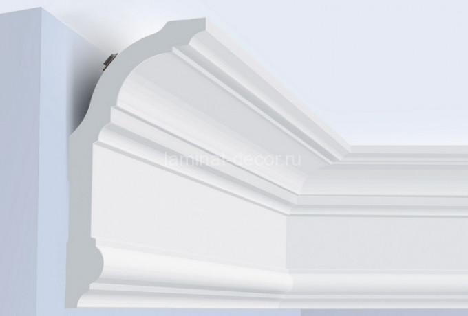 Заказать Потолочный плинтус 150х73 мм Hiwood A150V2 белый 2 м 
