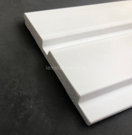 Заказать Стеновая панель Hiwood LV123 NP белая 120х12 мм 2,7 м 
