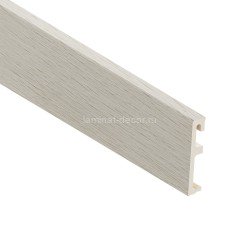 Плинтус для пола ПВХ 80 мм SALAG ALPHA Marengo AP8150 под дерево 2.4 м