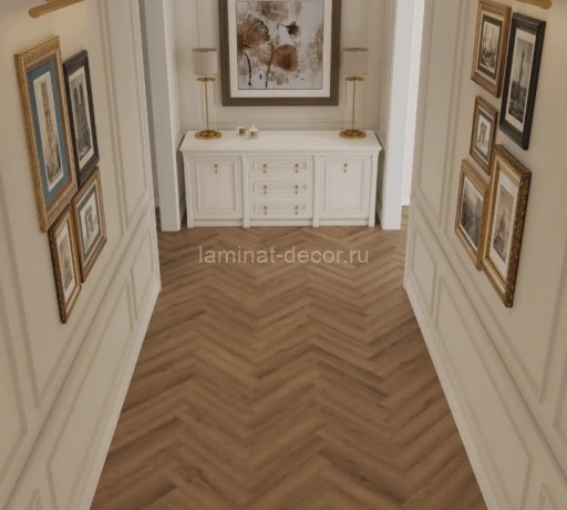 Заказать Каменно-полимерный ламинат SPC Alpine Floor Tulesna Art Parquet 1005-19 Kaskad 43 класс 600х125х4 мм замок 4V-Groove фаска упаковка 1.95 м2 