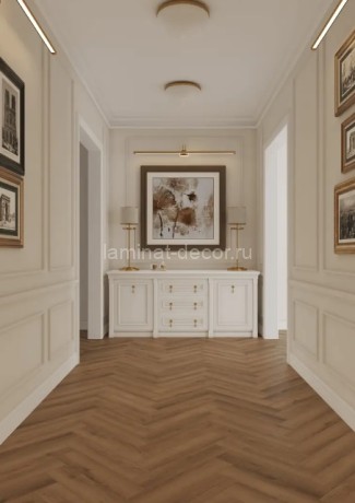 Заказать Каменно-полимерный ламинат SPC Alpine Floor Tulesna Art Parquet 1005-19 Kaskad 43 класс 600х125х4 мм замок 4V-Groove фаска упаковка 1.95 м2 