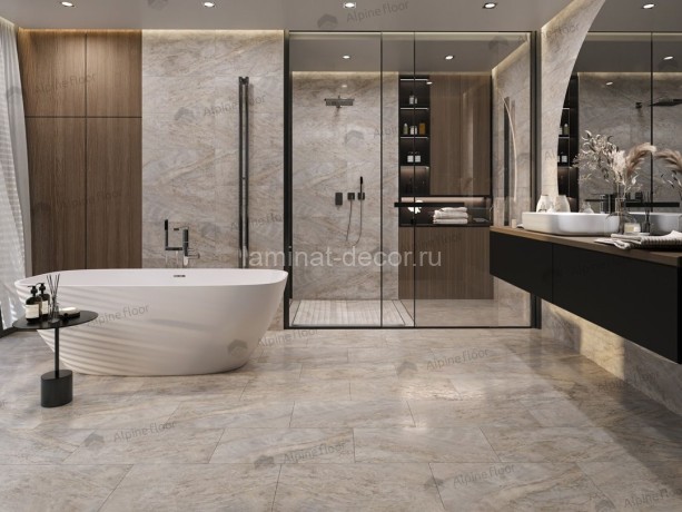 Заказать Каменно-полимерный ламинат SPC Alpine Floor Stone Mineral Core ECO 4-26 Вилио замок 4V-Groove фаска 609,6х304,8х4 мм 43 класс упаковка 2.232 м2 16 кг 
