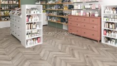 Каменно-полимерный ламинат SPC Alpine Floor Chevron Alpine ECO 18-8 Дуб Исида Chevron замок 4V-Groove фаска 600х127х5 мм 43 класс упаковка 1.6764 м2 16 кг