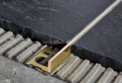 Латунный L-профиль 10 мм Progress PTOS 10 латунь шлифованная 2,7 м