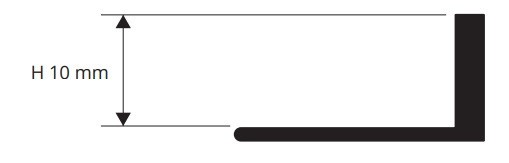 Заказать Латунный L-профиль 10 мм Progress PTOS 10 латунь шлифованная 2,7 м