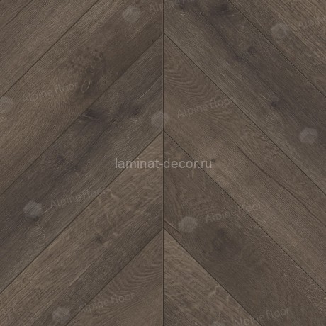 Заказать Каменно-полимерный ламинат SPC Alpine Floor Chevron Alpine ECO 18-9 Дуб Антарес Chevron замок 4V-Groove фаска 600х127х5 мм 43 класс упаковка 1.6764 м2 16 кг 