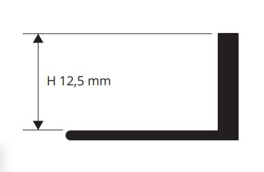 Заказать Латунный L-профиль 12,5 мм Progress PTOS 125 латунь шлифованная 2,7 м