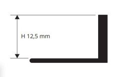 Латунный L-профиль 12,5 мм Progress PTOS 125 латунь шлифованная 2,7 м