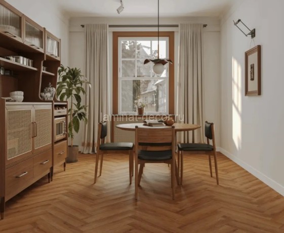 Заказать Каменно-полимерный ламинат SPC Alpine Floor Tulesna Art Parquet 1005-21 Etalon 43 класс 600х125х4 мм замок 4V-Groove фаска упаковка 1.95 м2 