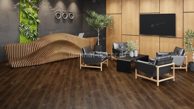 Заказать Каменно-полимерный ламинат SPC Alpine Floor Grand Sequoia ECO 11-33 Шерман замок 4V-Groove фаска 1220х183х4 мм 43 класс упаковка 2.232 м2 18 кг 