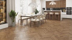 Каменно-полимерный ламинат SPC Alpine Floor Chevron Alpine ECO 18-10 Гевуина Chevron замок 4V-Groove фаска 600х127х5 мм 43 класс упаковка 1.6764 м2 16 кг
