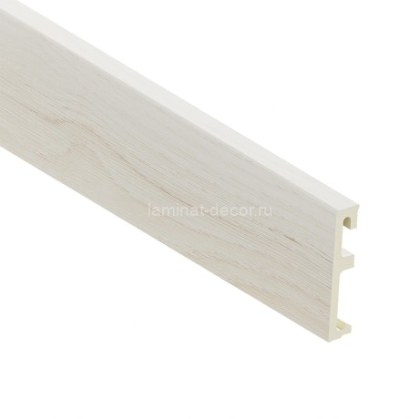 Заказать Плинтус для пола ПВХ 80 мм SALAG ALPHA Dacota Oak AP8161 дуб дакота 2.4 м 