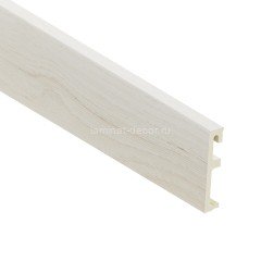 Плинтус для пола ПВХ 80 мм SALAG ALPHA Dacota Oak AP8161 дуб дакота 2.4 м