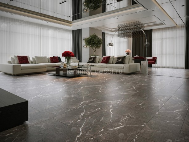 Заказать Каменно-полимерный ламинат SPC Alpine Floor Stone Mineral Core ECO 4-29 Сторм замок 4V-Groove фаска 609,6х304,8х4 мм 43 класс упаковка 2.232 м2 16 кг