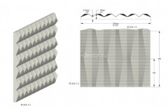 Декоративная 3D стеновая панель 250х2000 мм Orac Decor 3D W112