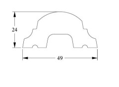 Молдинг Orac Decor Purotouch P1020 2 м
