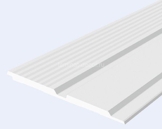 Заказать Стеновая панель Hiwood LV123L NP белая 120х12 мм 2,7 м 