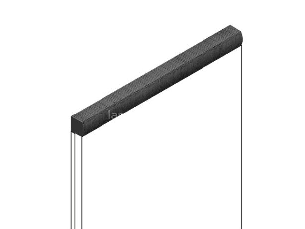 Заказать Декоративный молдинг для стен и потолков 15х15 мм HiWood D15V2 GR26 цвет под дерево 2.7м