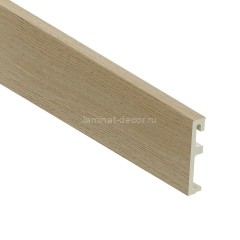 Плинтус для пола ПВХ 80 мм SALAG ALPHA Idaho Oak AP8162 дуб айдахо 2.4 м